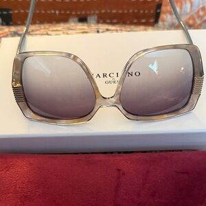 Women's Marciano by guess Oversized Gradient Gray Sunglasses